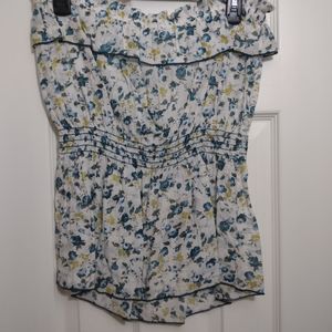 Floral tube top